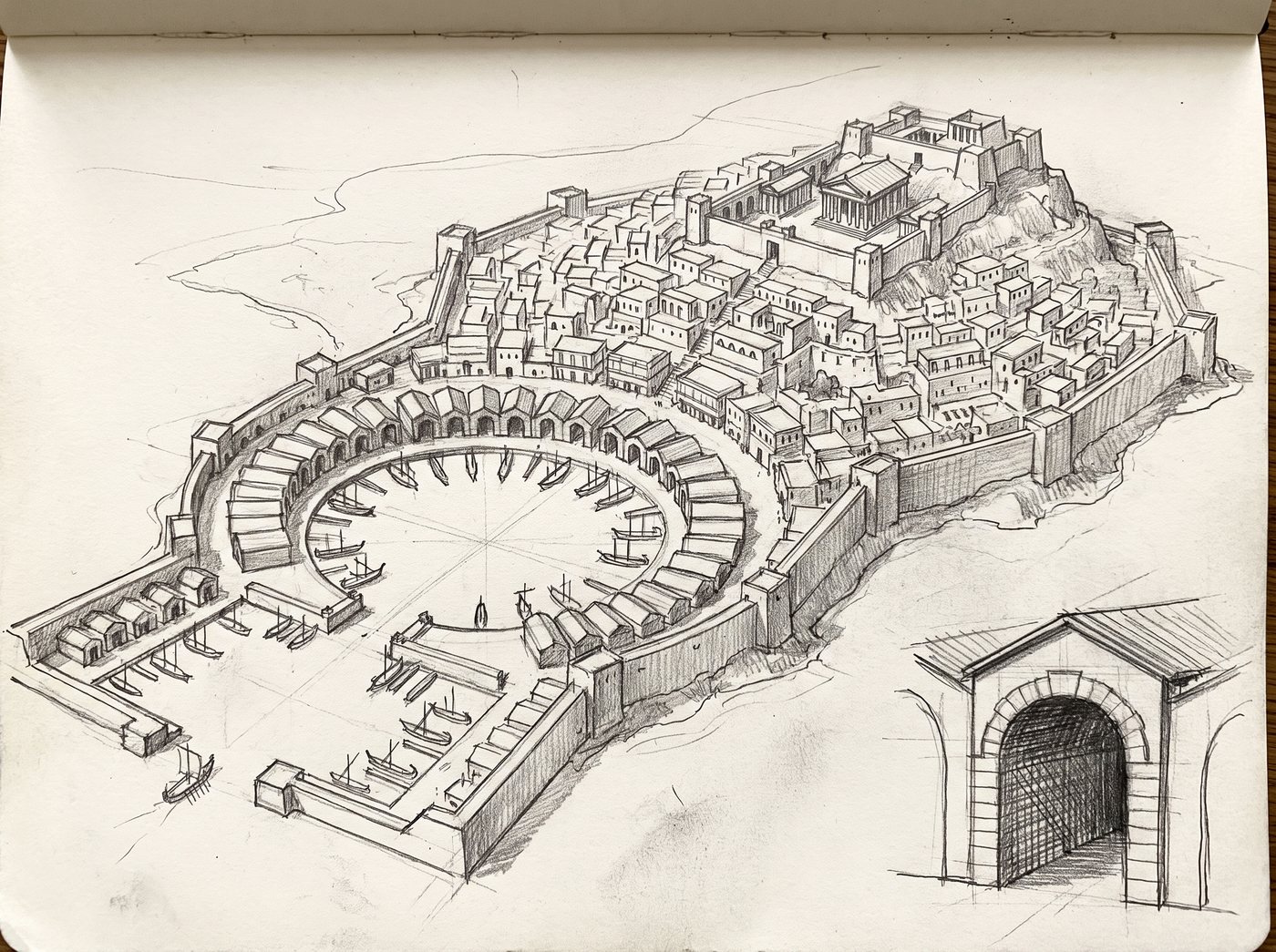 Architectural study of Carthage