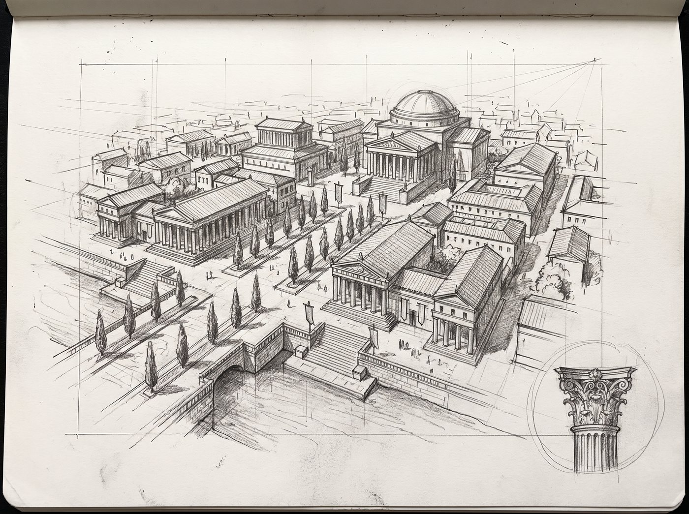 Architectural study of Coranthe