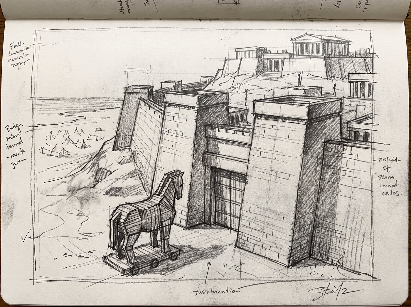 Architectural study of Troy