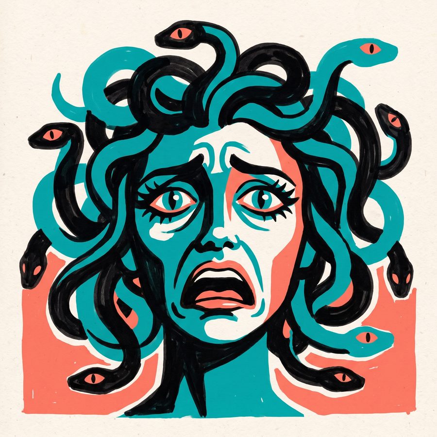 The Gorgon, Marker poster